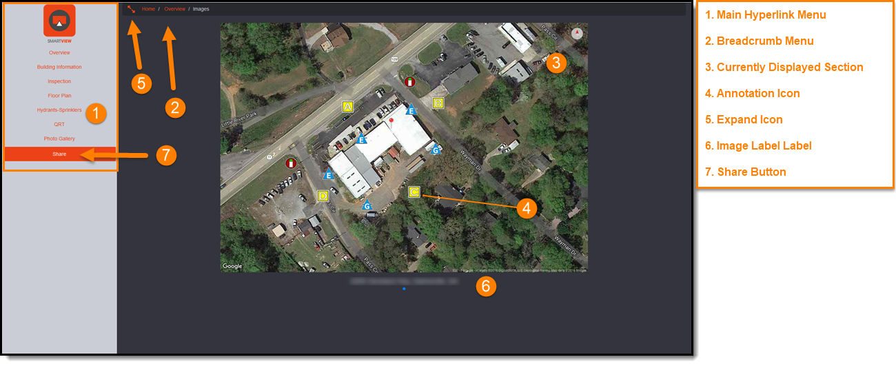 Navigating SmartView Building Plan - Image Gallery (screenshot)